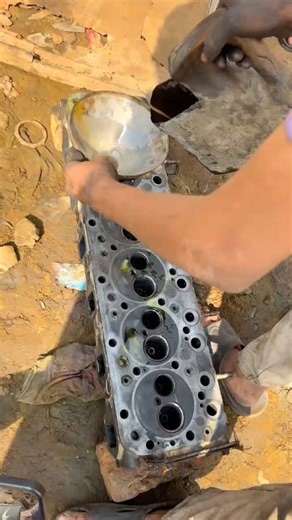 8.6K views · 16 reactions | head engine clean with acid hacks #engine #reels #acid #shortsfeed #trick | Expert workers restoration | Facebook