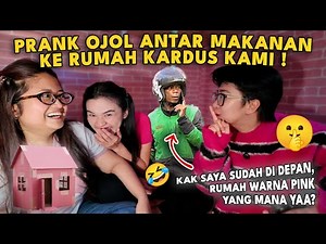 PRANK OJOL DELIVERS FOOD TO OUR CARDBOARD HOUSE ‼️