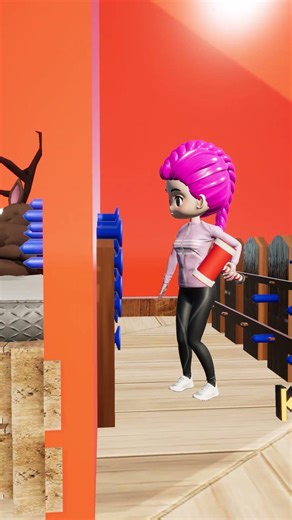 Huntrix Funny Prank to Deer 99 #3danimation #kpopdemonhunters #roblox