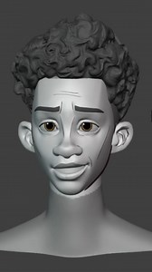 Kenny Praise on Instagram: "Miles Morales speed sculpting in blender (1hr 45mins) #blender3d #blendertutorial #charactermodeling"