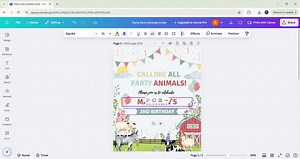 Farm Party Animals Birthday Party Invitation - Etsy UK