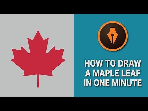 Draw a Maple Leaf in Illustrator| #illustratortutorials