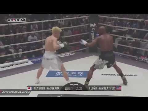 Floyd Mayweather vs Tenshin Nasukawa (Full Fight) (good quality)