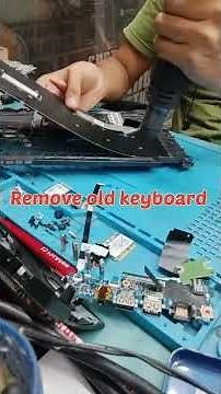 Dell latitude #3410 laptop keyboard replace #repair #repairing #iot #laptop #laptops #reels #dell