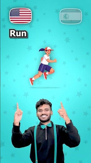 English To Spanish Basic Common Words | Learn Languages For Kids Cartoon Animation