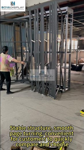 Moveable Flip Display Stand for Large Samples | Ideal for Retail & Exhibits