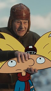 hey Arnold 👋 bye Arnold 👋 #ParamountPlus #AMountainOfEntertainment #NFL #SBLVIII | Paramount