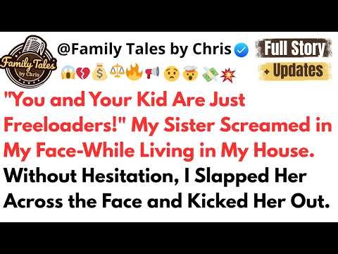 "You and Your Kid Are Just Freeloaders!" My Sister Screamed in My Face-While Living in...
