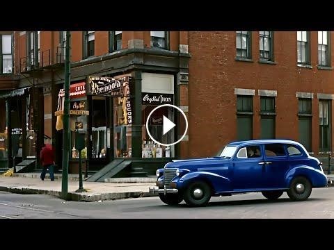 Chicago 1930s in color, South Side [60fps, Remastered] w/Sound Design #Video