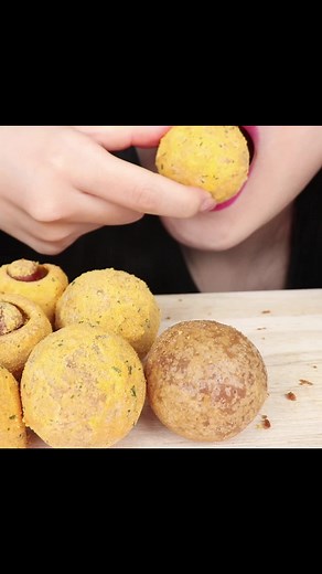 Mouth-Watering ASMR Cheese Ball Mukbang Experience