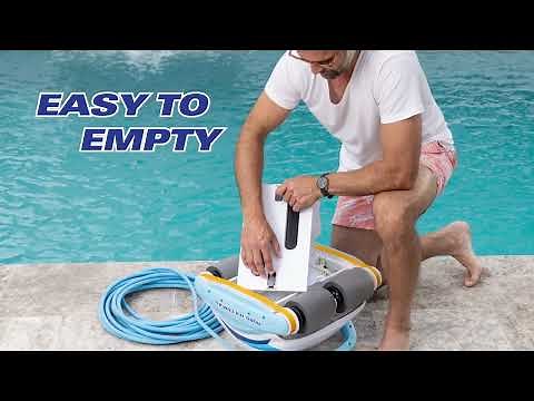 Robo-Tek ROBO-PLUS V2 Robotic Pool Cleaner w/ Remote and Caddy