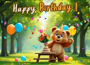 Send A Teddy Full Of Birthday Fun