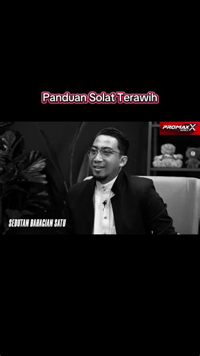 Panduan Lengkap Solat Terawih Bersama Wan Dazrin