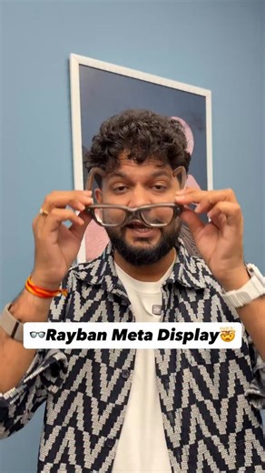 Naman Deshmukh on Instagram: "🤯 Future Technology 👓 . . Just experienced the Ray-Ban Meta Smart Glasses Display and trust me, this is next-level tech 🤯 Camera, AI, Voice Control, Live Recording, Hands-Free Content Creation — sab kuch ek hi glasses me! 💥 Creators, vloggers, tech lovers… this is a game changer 💯 Aaj phone haath me nahi, aankhon par future hai 🔥 Would you use this? Comment “META” 👇😍 ⬛ [RayBan Meta Smart Glasses, RayBan Meta Display, AI Glasses India, Smart Glasses Review, W