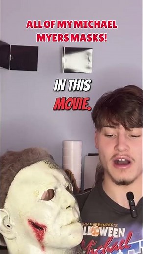 My Michael Myers Mask Collection! #horrormovies #horror #michaelmyers #scary #horrortok #halloween