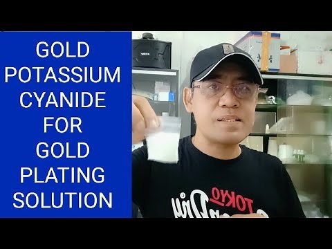 POTASSIUM CYANIDE GOLD PLATING #potassiumcyanide #goldplating