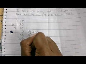 Multiplying Using The Partial Products Method