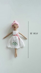Whimsy Rag Doll Sewing Pattern: 18" Heirloom Cloth Doll (digital PDF Download) - Etsy