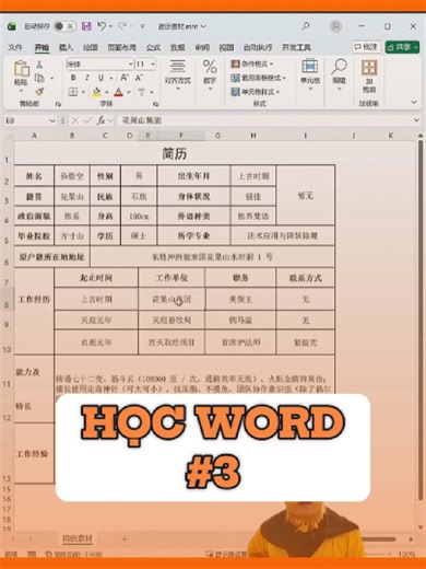 Word Bài 3 - Cách copy bảng sang Excel giữ chuẩn định dạng #word #tinhocvanphong #wordtips