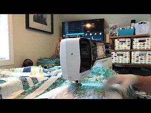 Machine Quilting on my Bernina 790