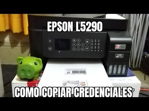 EPSON L5290: COMO SACAR COPIAS DE CREDENCIAL INE, IDENTIFICACION Y MAS, FACIL Y SENCILLO