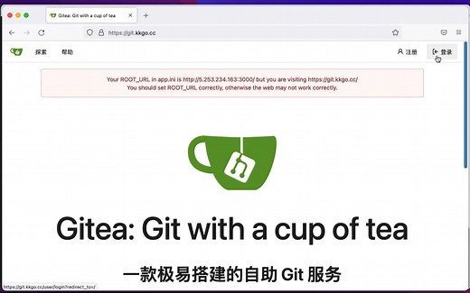 Gitea 自建源代码托管服务教程