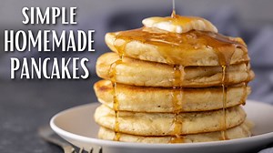 13K views · 144 reactions | Start your day on a cloud nine with my ultra-fluffy homemade pancakes - so light and airy, it's like having a bite of a cloud! 丹☁️ Recipe:https://thestayathomechef.com/pancake-recipe/ | The Stay At Home Chef | Facebook