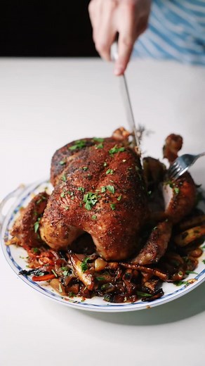 Delicious Roast Chicken Recipe with Caramelized Lemon and Shallot