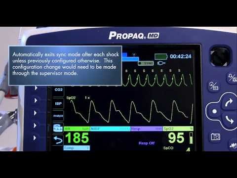 Propaq MD Synchronized Cardioversion