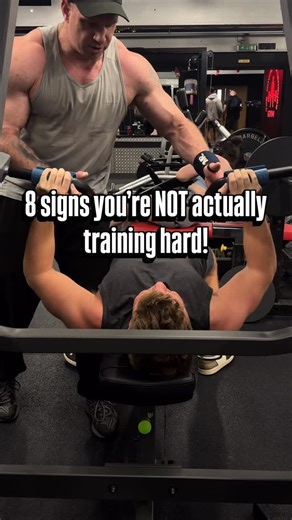 Connor Crompton - Online Coach on Instagram: "8 Signs You’re NOT Actually Training Hard Most men think they train hard. Very few actually do. Here’s how you know you’re lying to yourself: • You end sets with reps still in the tank • Your weights haven’t changed in months • You avoid movements that expose weakness • You stop when it burns, not when it fails • You leave the gym feeling “fresh” every time • Your last rep never slows down • You train for comfort, not progression • You confuse sweat