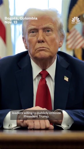 884K views · 19K reactions | Intelligence “is not for killing,” Colombian President Gustavo Petro told NBC News' Richard Engel, explaining his decision to stop sharing information with the United States in opposition to lethal strikes on boats allegedly carrying illegal drugs. | NBC News | Facebook