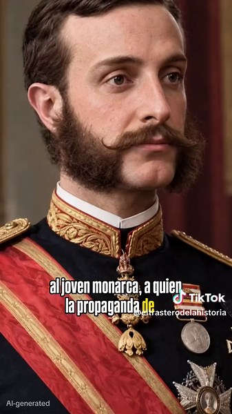 Alfonso XII y Espartero. #historiadeespaña #divulgacionhistorica #curiosidades