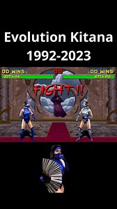 Evolution Kitana 1992-2023 #Mortalkombat #videogames #retro #evolution #viralvideo | KEmyGamer