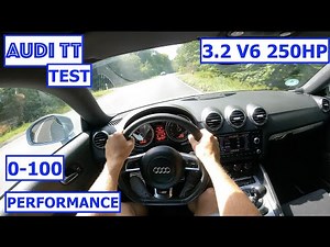 2007 Audi TT 3.2 VR6 250HP QUATTRO S-LINE | POV Test Drive | 0-100 | Review