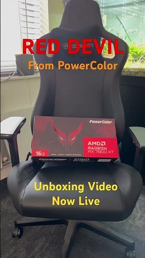 Unboxing of PowerColor AMD Radeon 7800 XT Red Devil Graphics Card