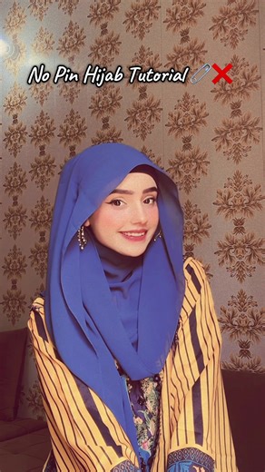 No Pin Hijab Tutorial for Summer Styles