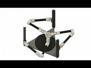 3PRRU(R) 5-Axis Hybrid Parallel Robot Mechanism