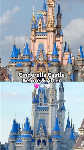 Cinderella Castle Before & After