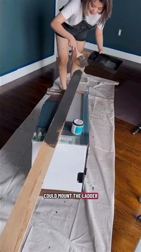 My dream rolling ladder for my library from Putnam Ladders!