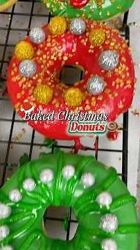 Baked Christmas 🎄 Donuts | Glazed and Homemade