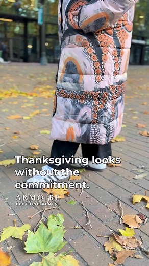 10K views | Ditch the hassle of shopping. Get a personalized closet of Thanksgiving-ready rentals for $89/month — styled to fit your life and your look. | Armoire Clothing Rental | Facebook