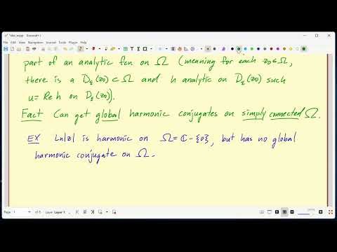 Lec 34 - Harmonic functions, averaging property, Poisson kernel (Purdue University)