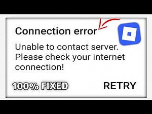 How to Fix Roblox Connection Error Problem (2025) | Fix Roblox Network Error