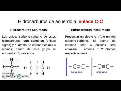 Clasificación de los Hidrocarburos.