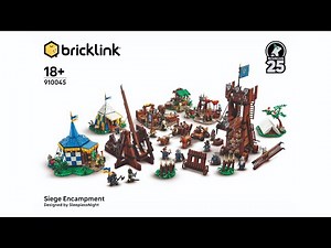 LEGO 910045 Instructions | Bricklink | Siege Encampment | BDP Series 4