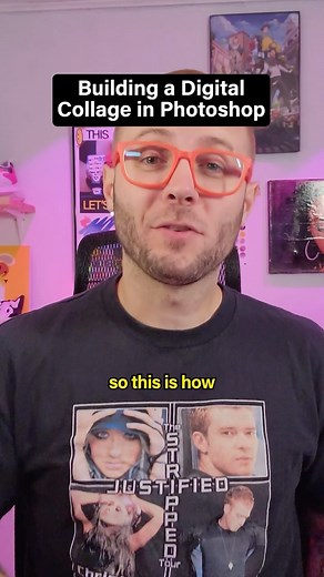 Adobe Photoshop on Instagram: "Let’s get crafty with @prettycoolstrangers 🎨 Learn how to create your own digital collage in Photoshop with mixed media elements 🖼️ #photoshop #collages #digitalcollages #crafts #mixedmedia"