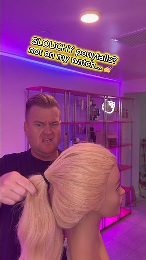Never Have a Saggy Ponytail Again #ponytail #hairtutorial