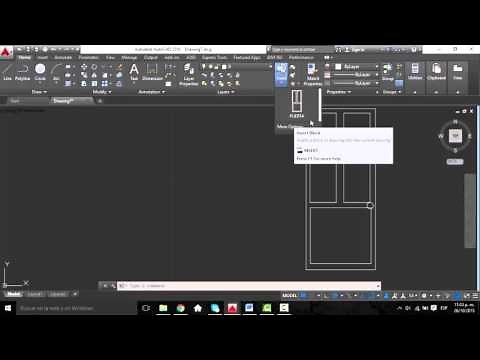 Como crear, exportar e insertar bloques en Autocad