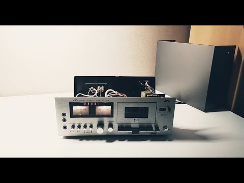 JVC KD-35 - 1977' Cassette Deck - Look inside after repair and maintenance