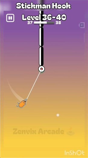 Stickman Hook Levels 36-40 Walkthrough | No commentary #technogamerz #anshubisht #mrbeastgaming